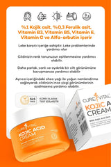 CureVital Kojik Asit Kremi Beyazlatıcı Ve Aydınlatıcı Etki 50 ml
